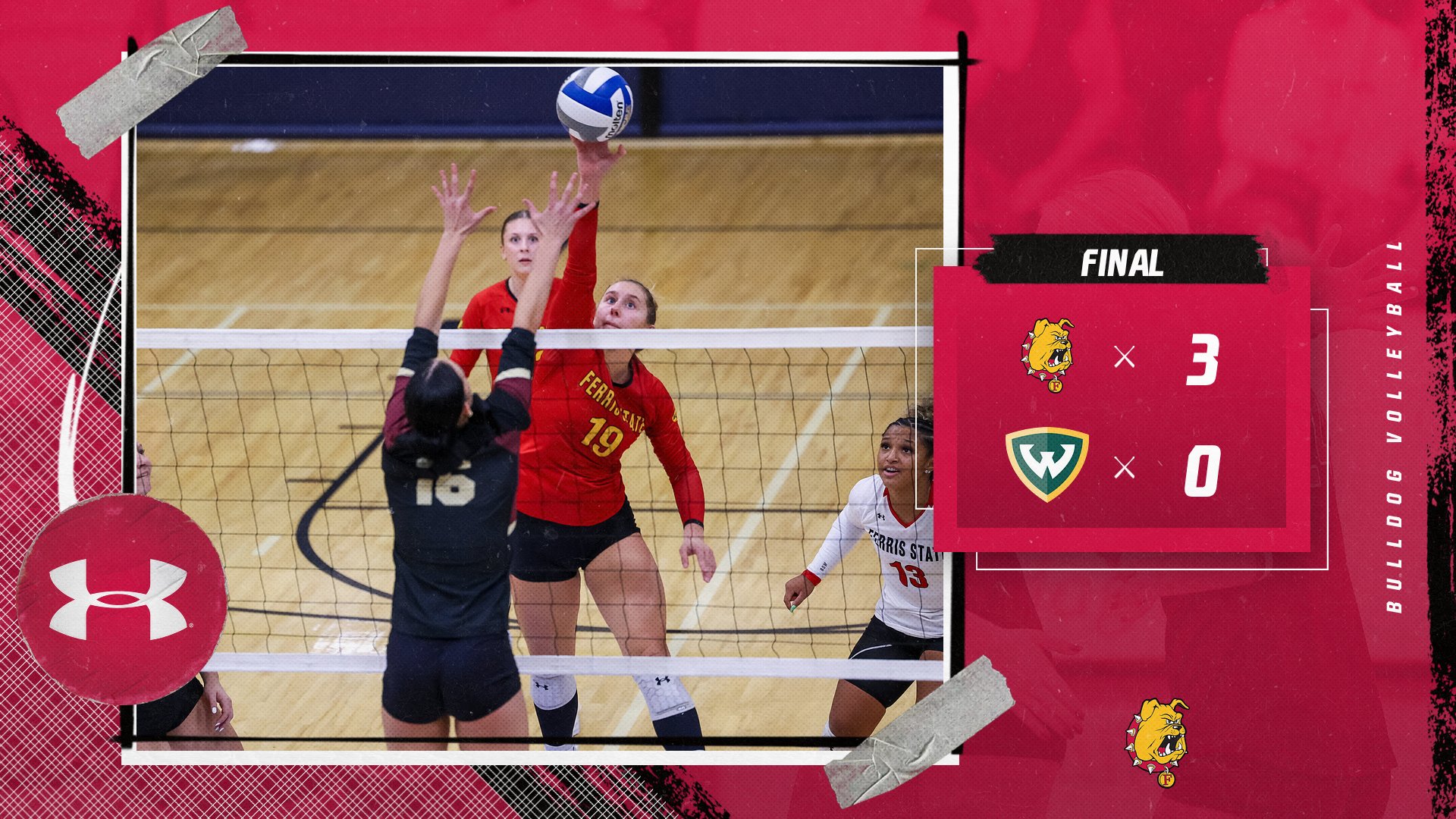 Ferris State Sweeps Wayne State In Key GLIAC Road Match