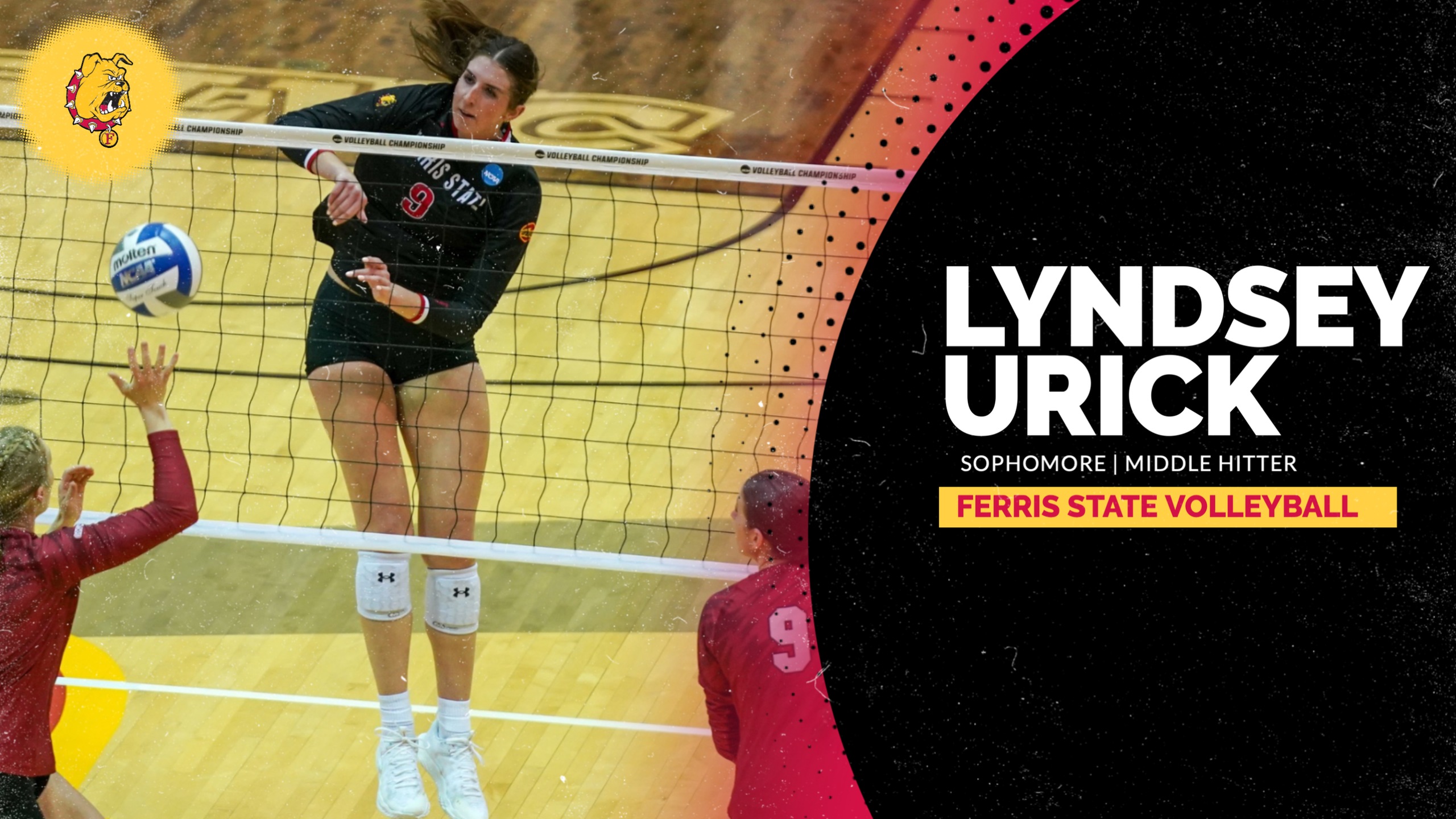 FEATURE: Sophomore Middle Lyndsey Urick Presents Imposing Presence For Elite Eight Bound Ferris State Volleyball