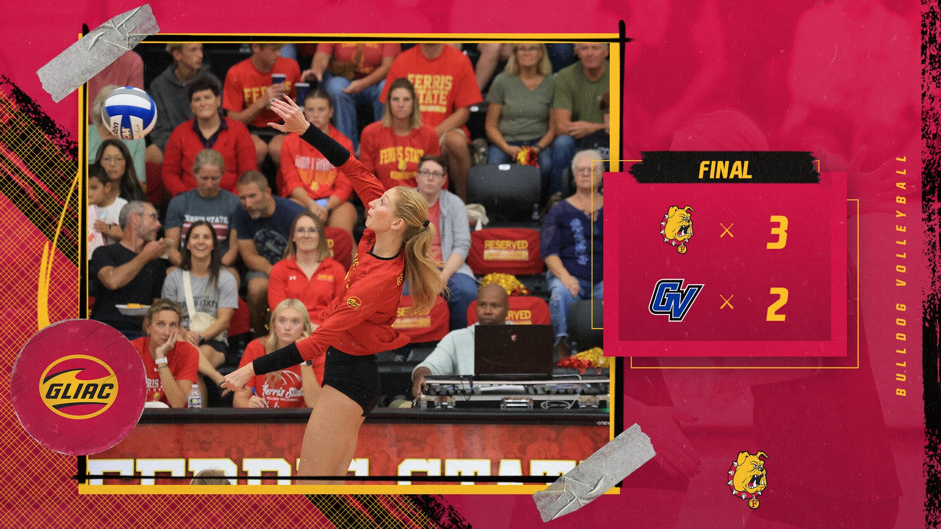 TITLE MATCH BOUND! Top-Seed Ferris State Rallies To Beat Rival GVSU In GLIAC Tourney Semifinals!