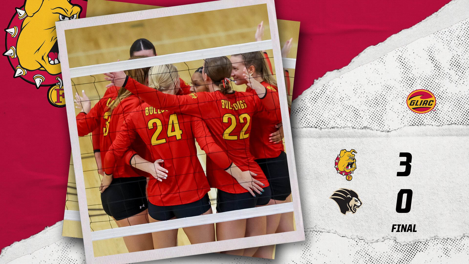 Ferris State Volleyball Caps Unbeaten Week With Sweep Over Purdue Northwest