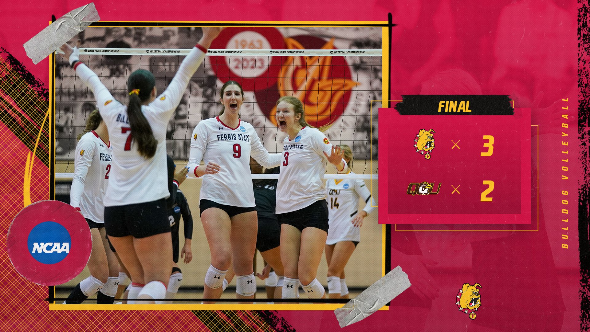 Ferris State Volleyball Advances To NCAA D2 Midwest Region Semifinals!