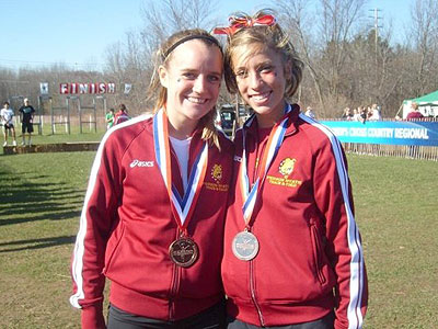 Ferris' Tina Muir (left) & Anna Rudd (right) both claimed all-region kudos (Courtesy Photo)